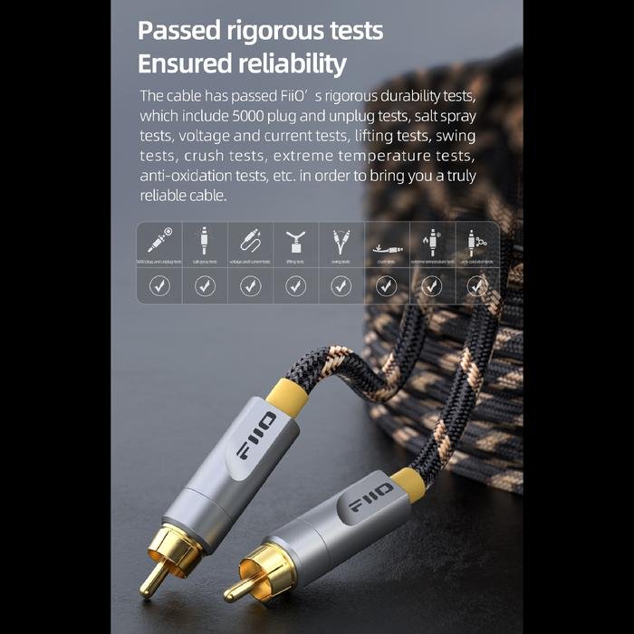 Fiio LR-RCA5 / LR RCA 5 / LR RCA5 RCA Digital Audio Coaxial Cable Original