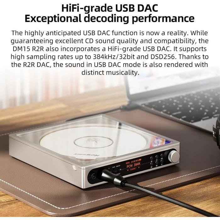 Fiio DM15 R2R / DM 15 R2R / DM-15 R2R Portable Hi-Res CD Player Original