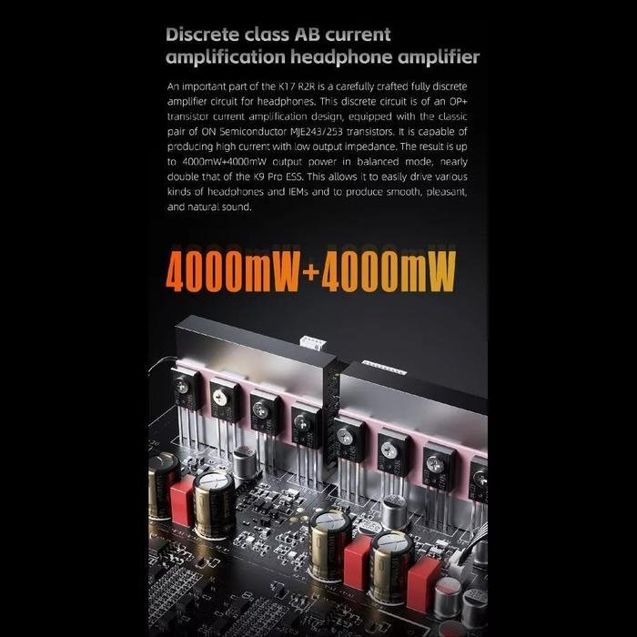 FIIO K17 R2R / K 17 R2R Fully Balanced Desktop DAC and Headphone Amplifier Original
