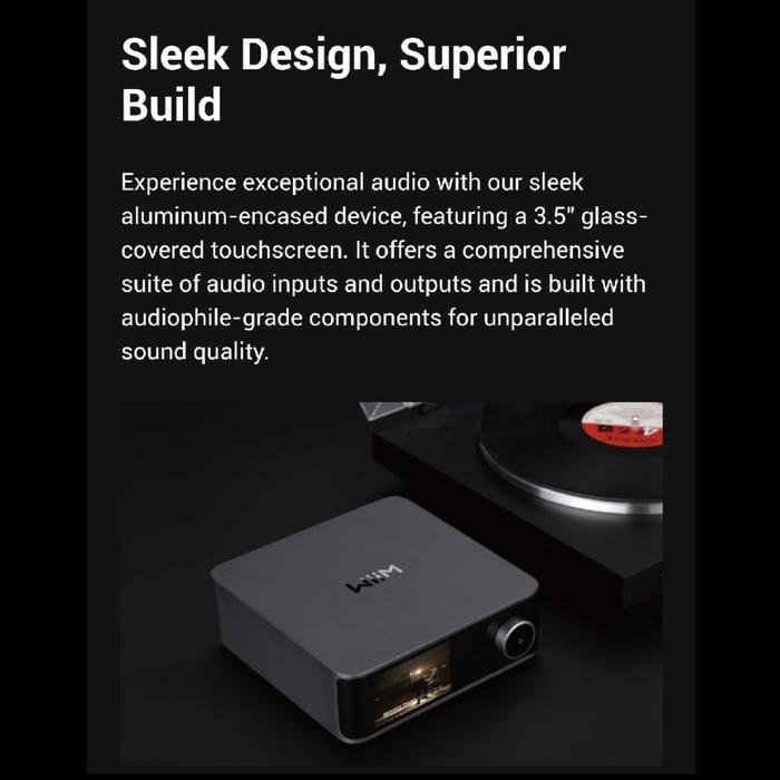 WiiM Ultra Music Streamer & Digital Preamp with Touch Display Original