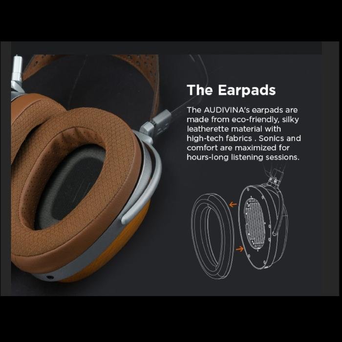 Hifiman AUDIVINA Closed Back Planar Studio Headphones Original