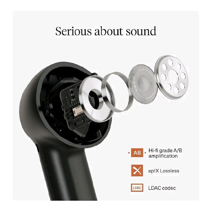 Cambridge Audio Melomania A100 / A-100 / A 100 Active Noise Cancelling True Wireless Earphones with LDAC and IPX5 / TWS Original