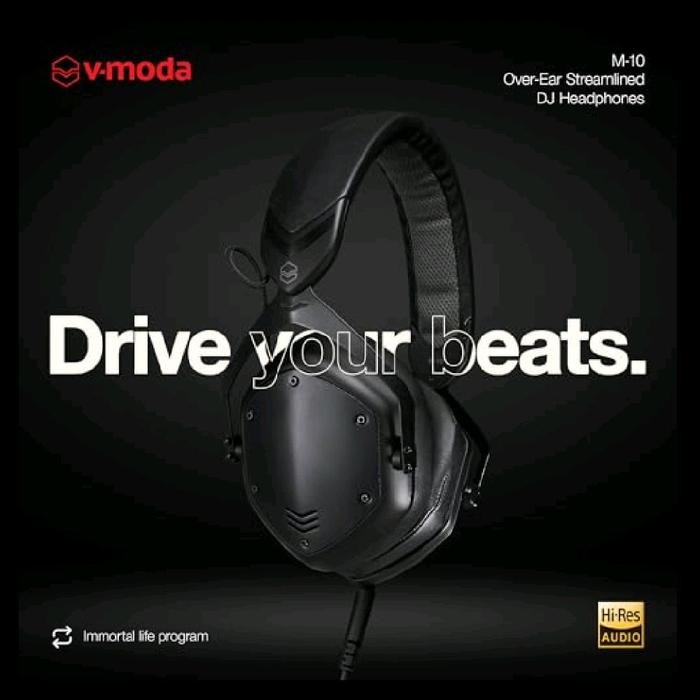 V Moda M 10 / M-10 / M10 Hi-Res Over-Ear DJ Headphones Original