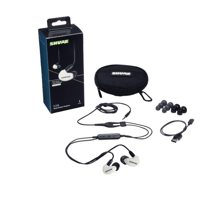 Shure SE215 / SE 215 / Aonic 215 / Aonic215 Sound Isolating Earphones with Mic Original