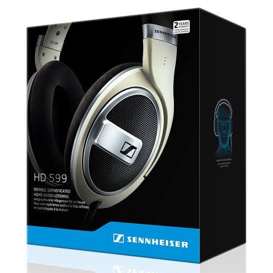 Sennheiser HD 599 / HD599 Hi-Fi Open Back Around Ear Headphones Original