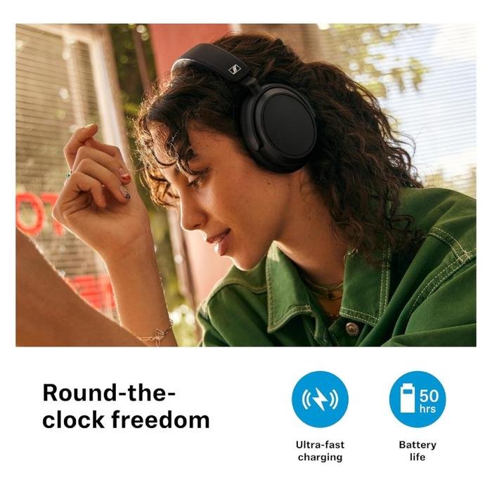 Sennheiser ACCENTUM Plus Wireless Adaptive Noise Cancelling Bluetooth Over-Ear Headphone Original