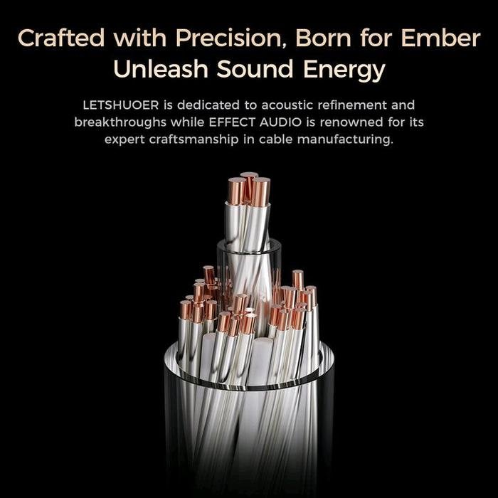 LETSHUOER Ember 14.8mm Large Flagship Planar Magnetic Hi-Fi In-Ear Monitors Earphone / IEM Original