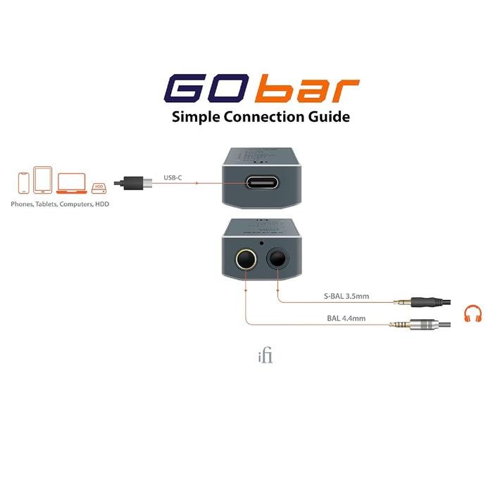 iFi Go Bar Hi-Res UltraPortable DAC / Preamp / Headphone Amp / DAC AMP Original
