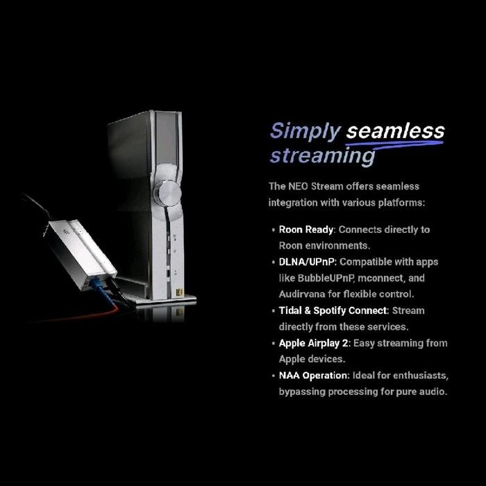 iFi Audio Neo Stream Ultra Hi-Res Desktop Network Audio Streamer with Integrated DAC Original
