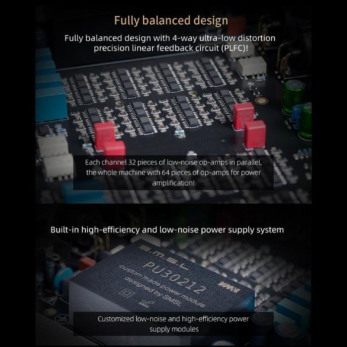 SMSL H300 / H 300 New Design Headphone Amplifier Original