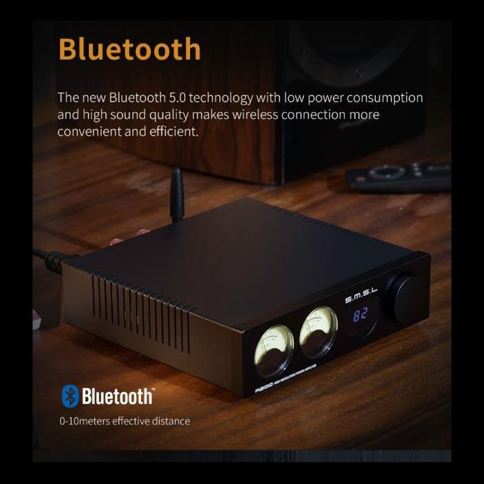 SMSL A200 / A-200 / A 200 2-Channel Amplifier with Level Display Original