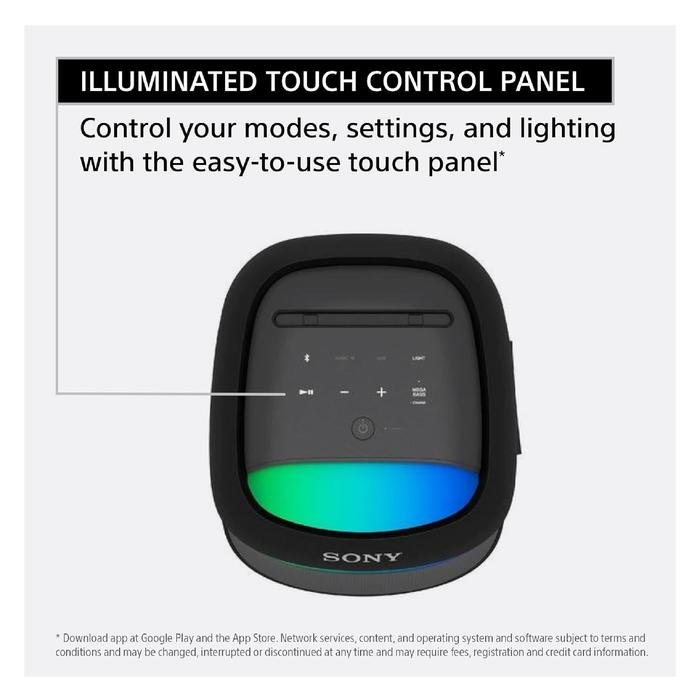 Sony SRS-XV500 / SRS XV500 / SRS XV 500 X-Series Wireless Bluetooth Party Speaker with Powerful Sound and MEGA BASS Original