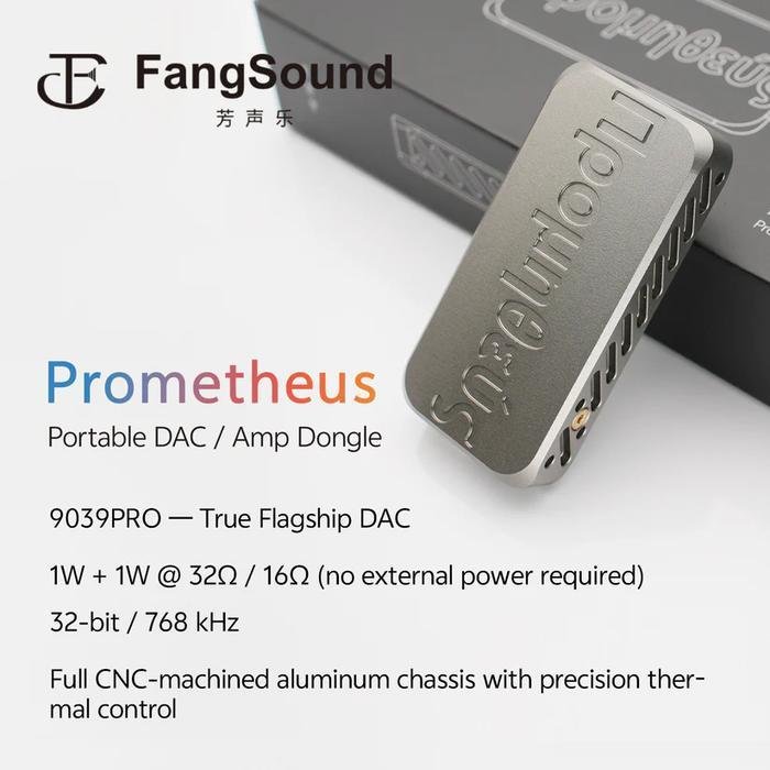FangSound Prometheus - Flagship DAC/Amp Dongle with 9039PRO Chip Original