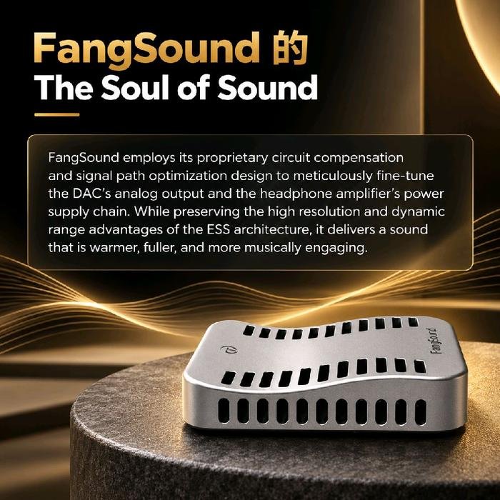 FangSound Nereus Portable Dongle Magnetic Portable DAC Headphone Amplifier / DAC Amp Original