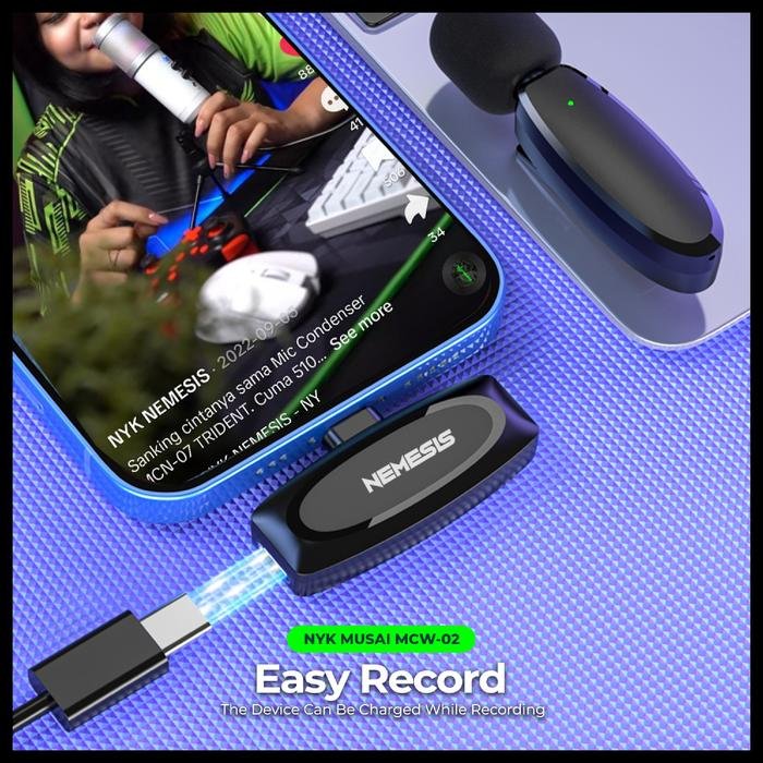Nyk Musai MCW 02 / MCW02 NC Wireless Clip On Microphone Original