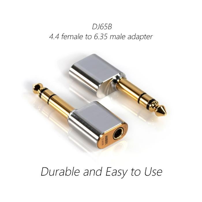 DD DDHIFI DJ65A / DJ65B / DJ65B (AL) 6.35mm to 3.5mm / 4.4mm Adapter Original