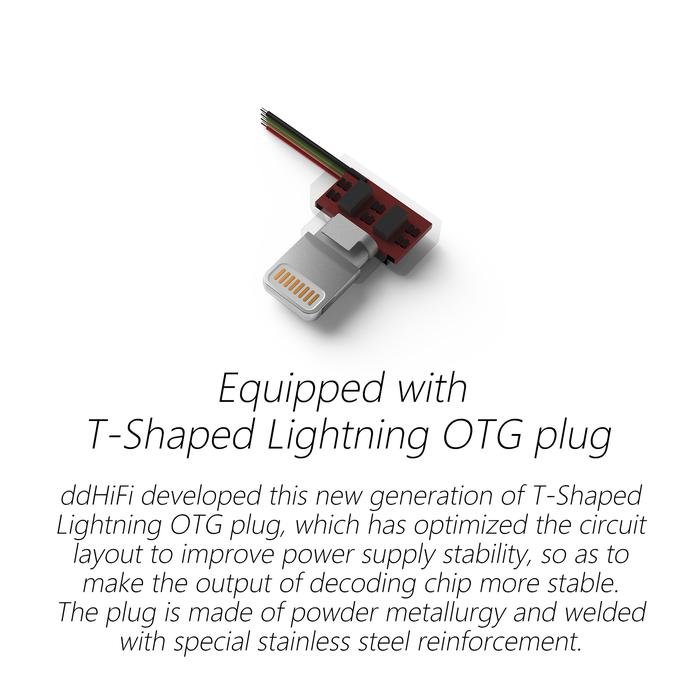 DD DDHIFI TC44A / TC 44A USB C / Lightning Version to 4.4mm Adapter Original