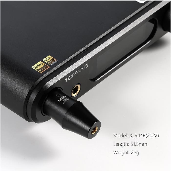 DD DDHIFI XLR44B / XLR 44B XLR 4pin to 4.4mm Balanced Adapter Original