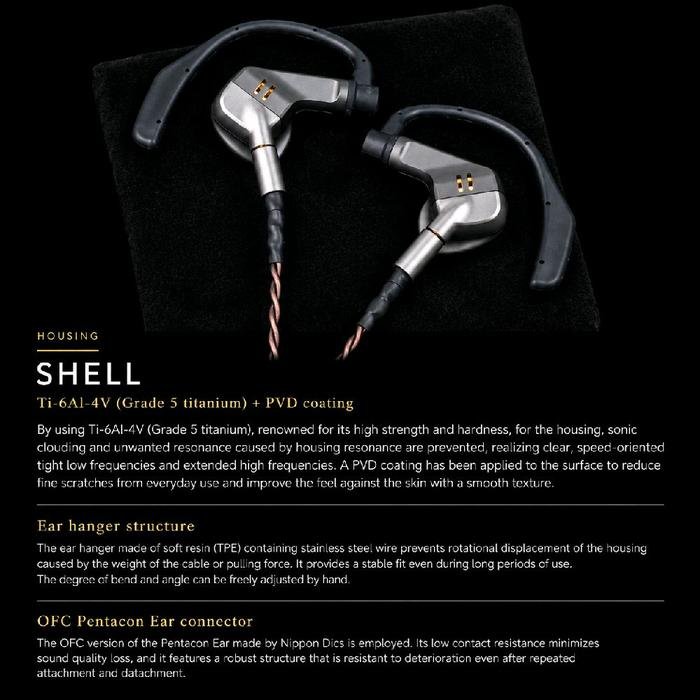 Brise Audio IBUKI Flagship Hi-End 9-driver / 5-way tribrid configuration In Ear Monitor Earphone / IEM Original
