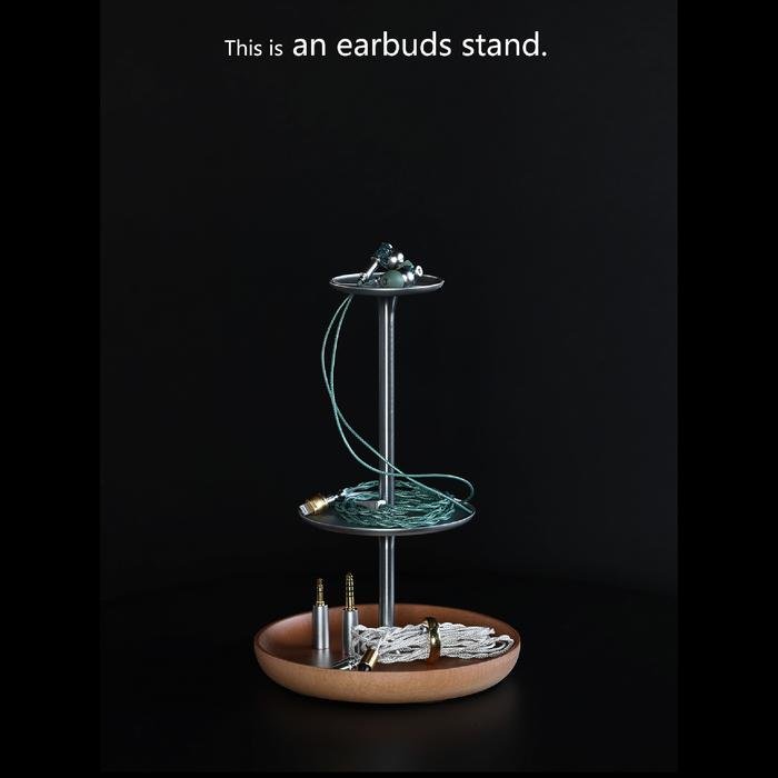 DD DDHIFI HS210 / HS 210 Earbuds / Earphones Stand Original