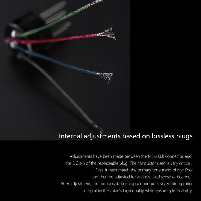 DD DDHIFI BC130 / BC 130 PRO (NYX PRO) Shielded Earphone Upgrade Cable Original
