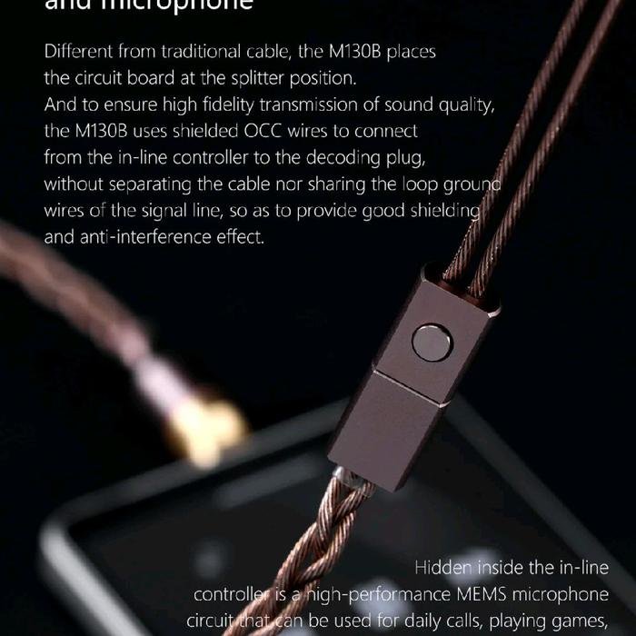 DDHIFI M130B / M 130B / M 130 B Coffee Cable Professional All-in-one USB-C Decoding Upgrade Cable Original