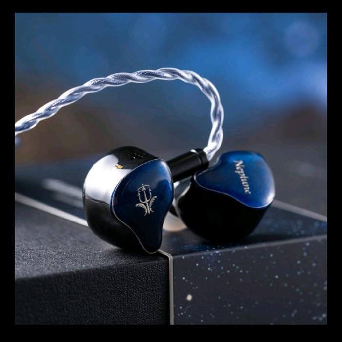Melody Wings Neptune Premium Hybrid / Tribrid 4BA+1DD+1BC In-ear Monitor Earphone / IEM Original