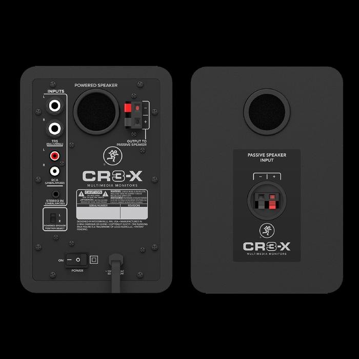 MACKIE CR3-X / CR3X / CR3 X Reference 3" Multimedia Monitors Speakers Original
