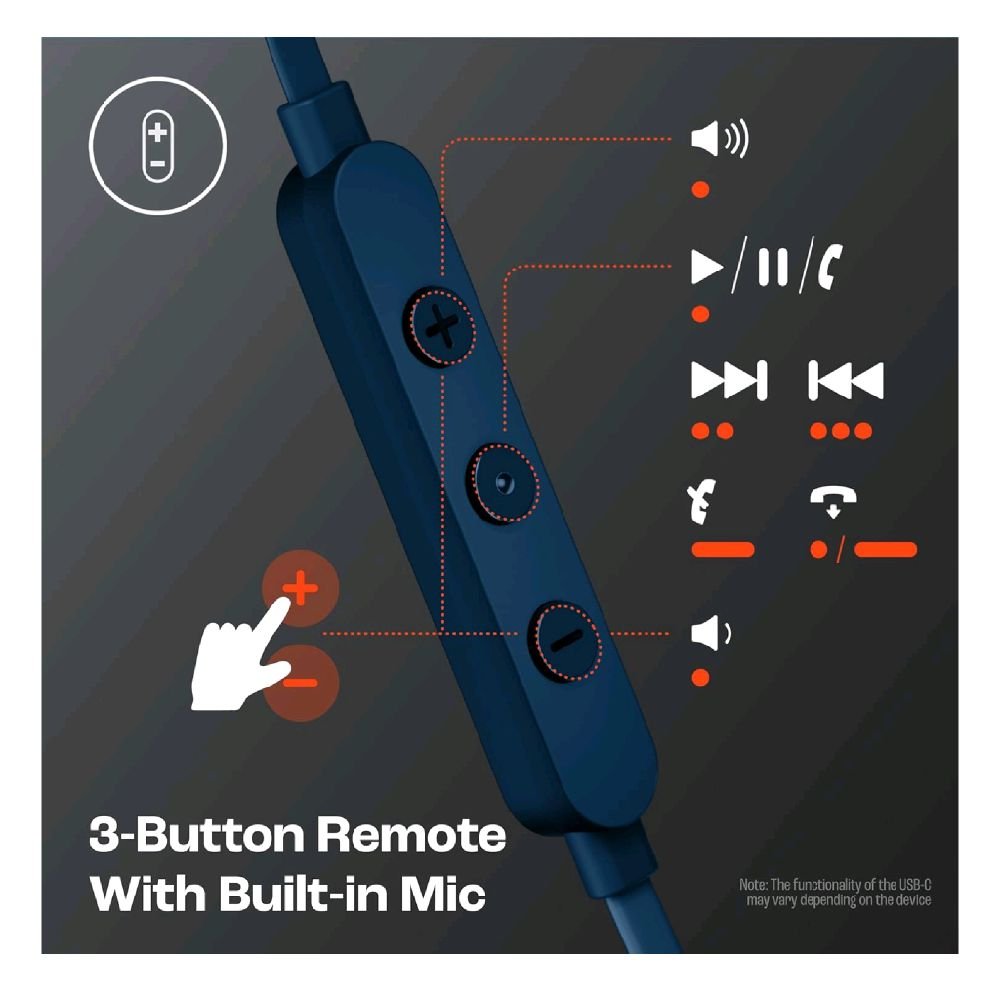 JBL Tune 310C / Tune 310 C / Tune310C / T310C / T 310C / T310 C / T 310 C USB-C / Type C Wired Hi-Res In-Ear Headphones / Earphone Original