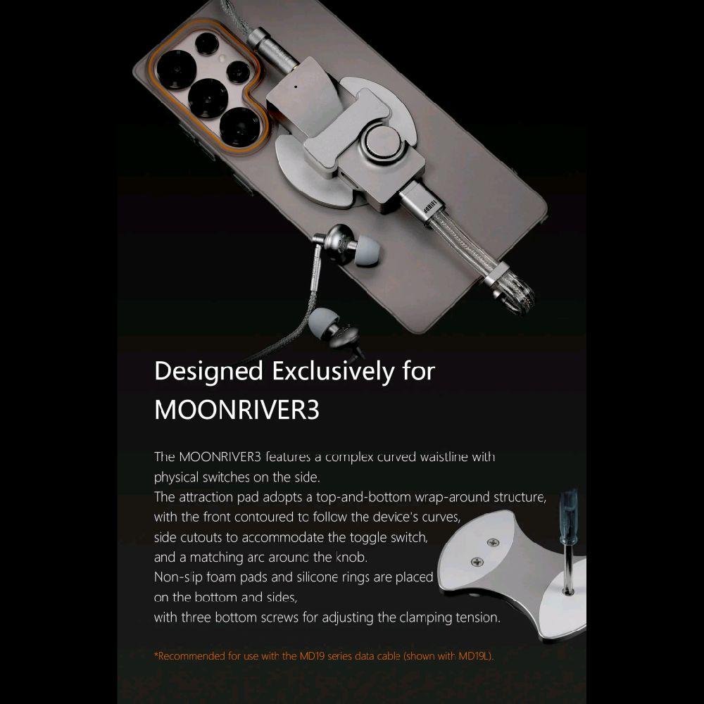 DDHIFI P58M MR3 / P58M-MR3 Attraction Pad for MOONRIVER3 - Compatible with MagSafe / Attraction Pad Original
