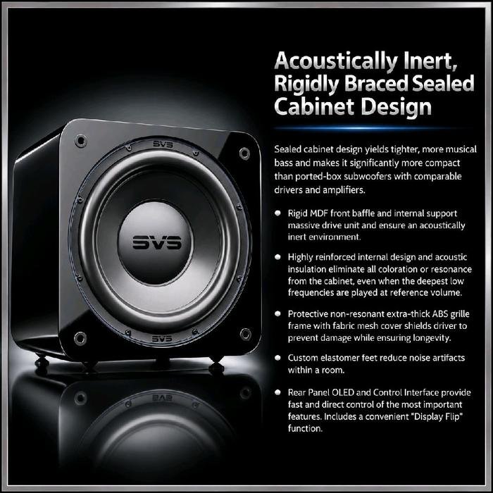 SVS SB-3000 R / SB 3000 R / SB3000R Evolution Sealed Subwoofer Original