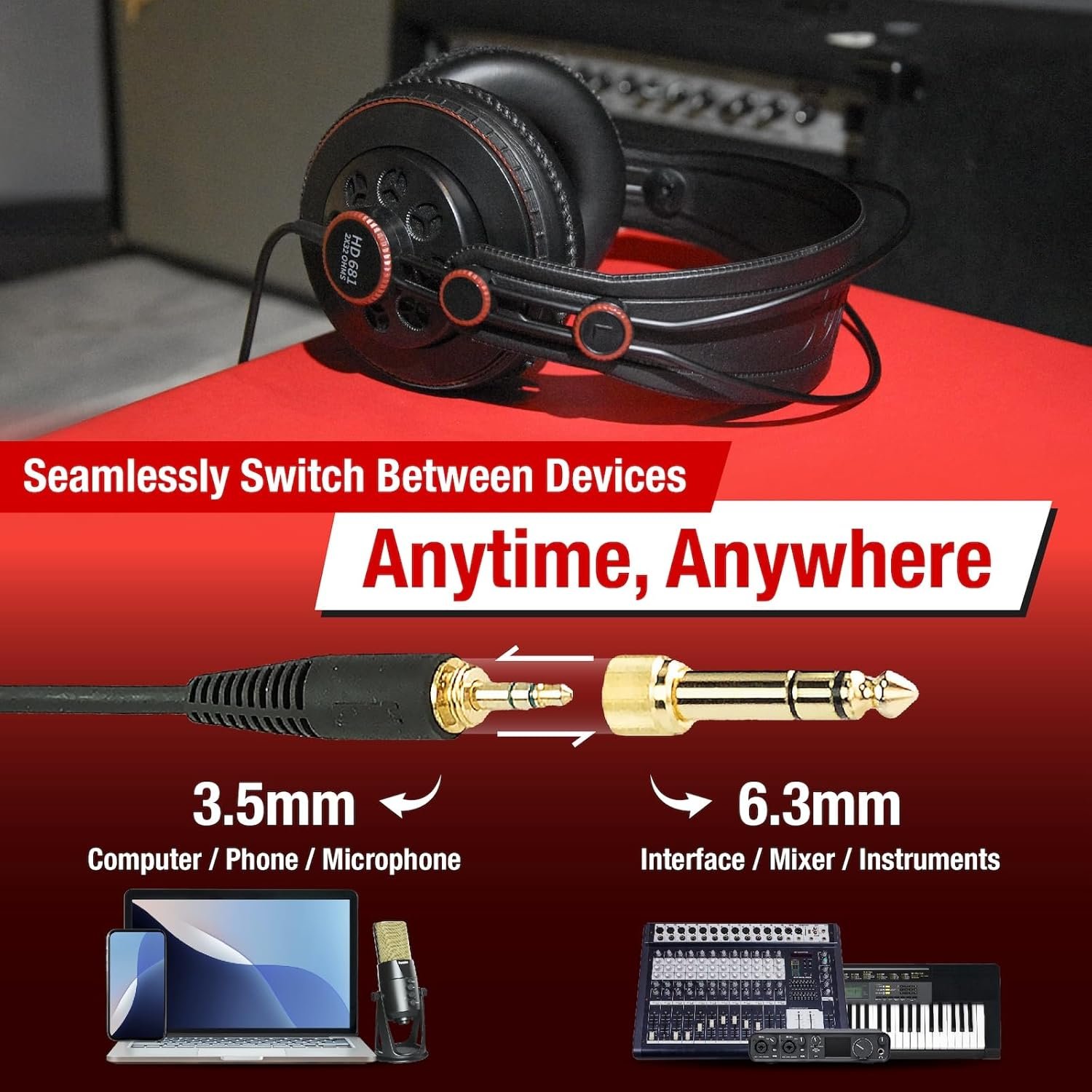 Superlux HD681 Semi-Open Profesional Monitor Headphones Original