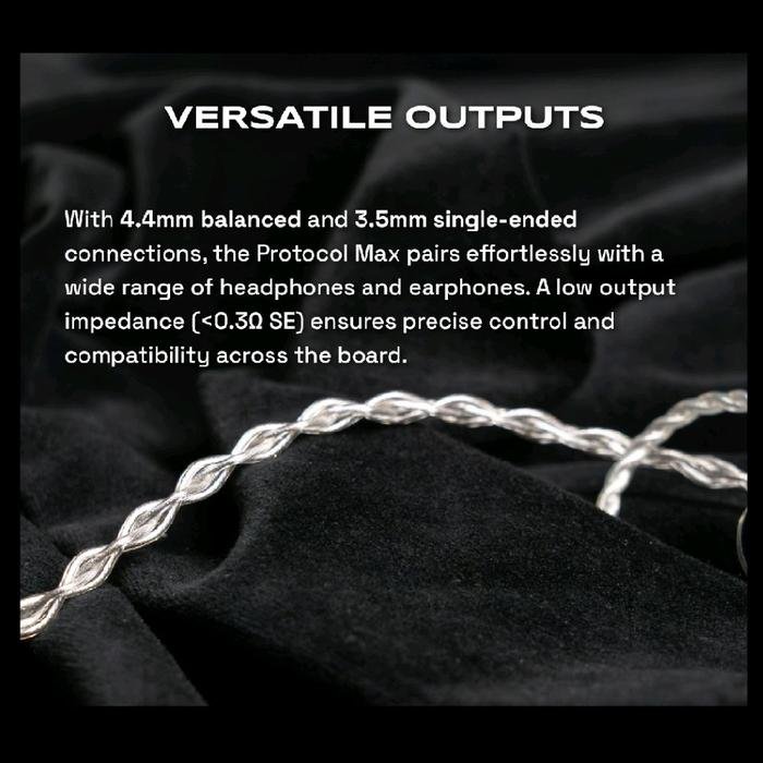 Crinear Protocol Max - High Power Portable DAC Amplifier with Dual Cirrus Logic CS43198 / DAC Amp Original