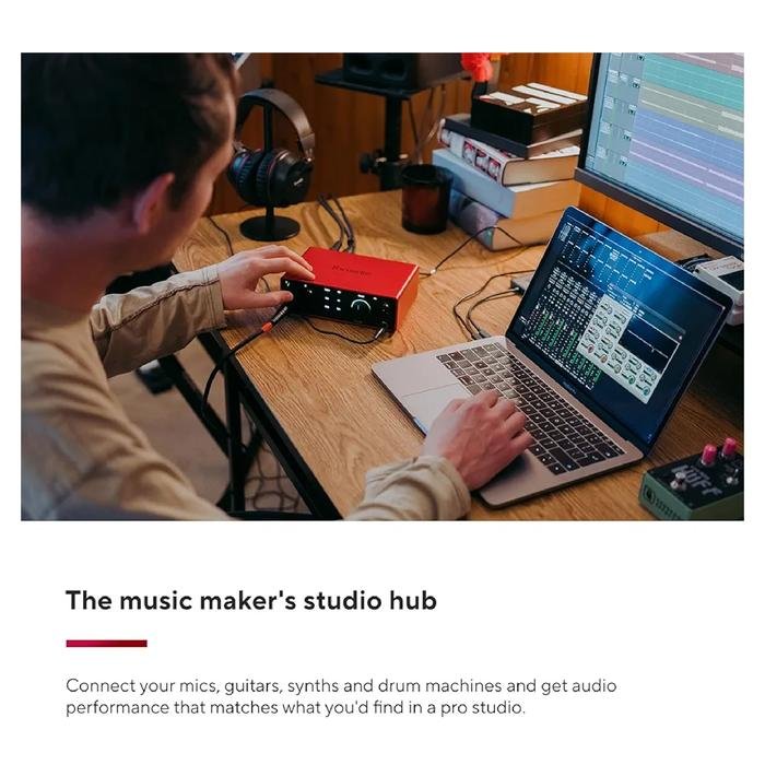 Focusrite Scarlett 4i4 4th Gen / Gen 4 USB Audio Interface / Soundcard Original