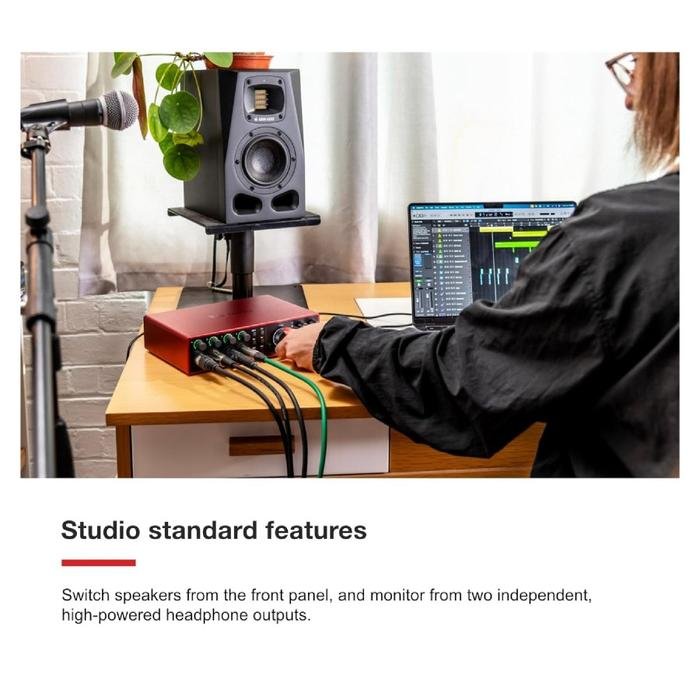 Focusrite Scarlett 18i16 4th Gen / Gen 4 - 18 In / 16 Out Desktop USB Audio Interface / Soundcard Original