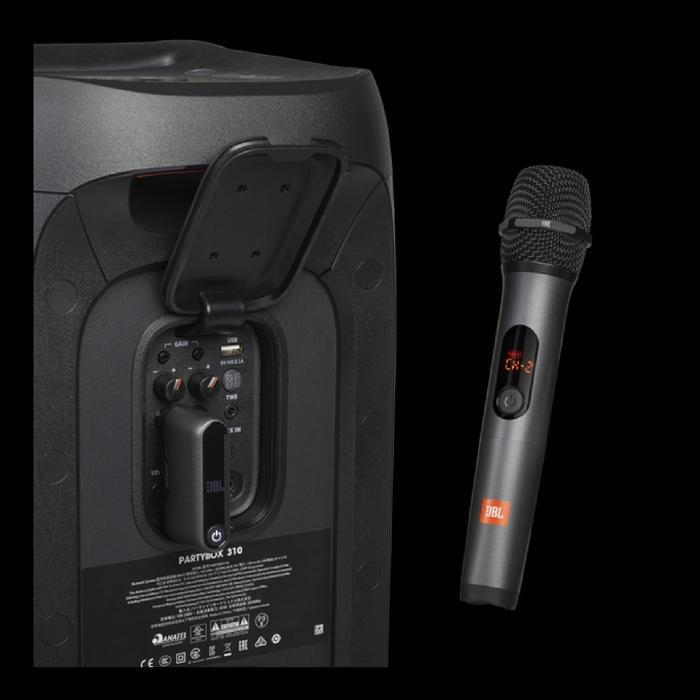 JBL AS2 Wireless Microphone / Wireless Mic / Wireless Two Microphone System for Partybox Speaker Original