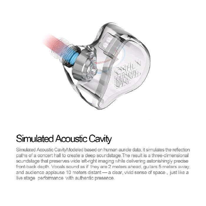 EarAcoustic OSHUN-LTD 8.3mm Full-Power Direct-Drive Dynamic In Ear Monitor Earphone / IEM Original