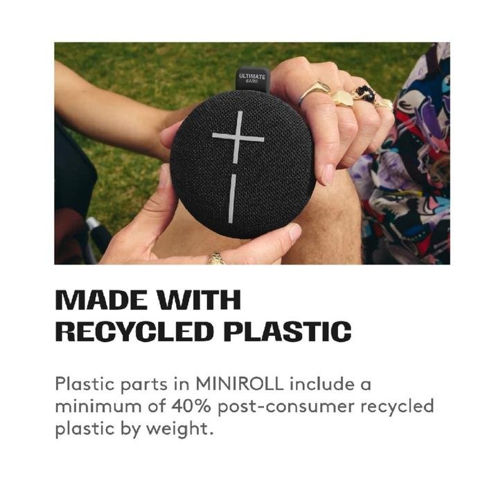 Ultimate Ears MINIROLL Ultra-Portable Waterproof Bluetooth Speaker with IP67 Dustproof Original