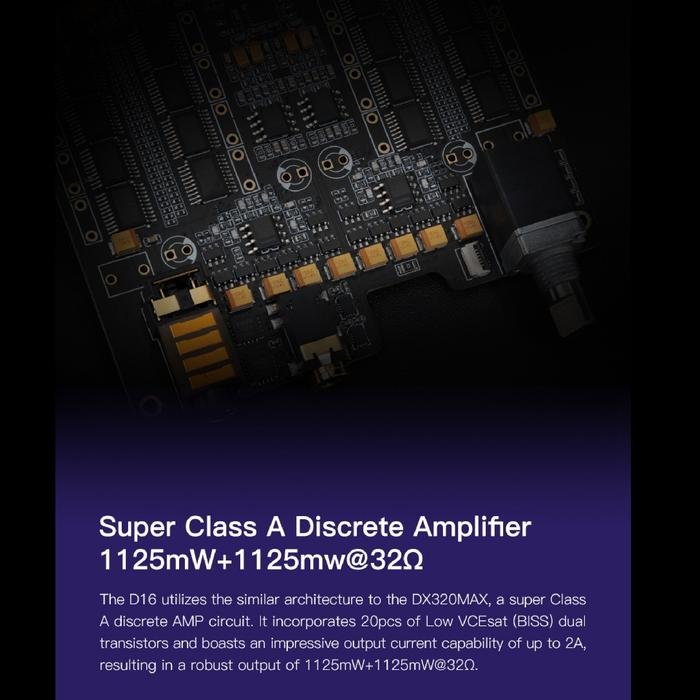 iBasso D16 / D 16 Taipan Unprecedented Performance 1bit Portable DAC Original