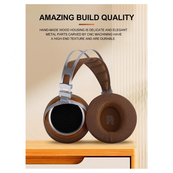 SIVGA Luan Hi-Fi Dynamic Driver Open-back Over-ear Wood Headphone Original