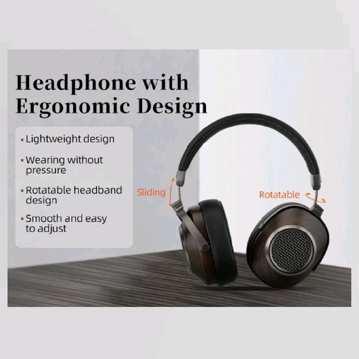 SIVGA Anser 50mm Dynamic Driver Open-Back Wood Headphone Original