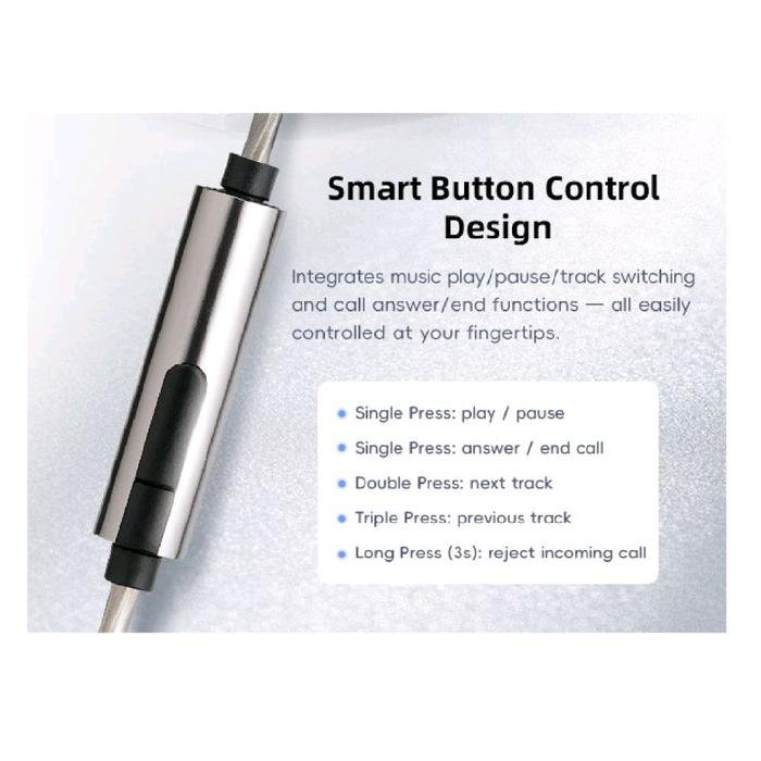 SIVGA SM100 / SM-100 / SM 100 10mm Dual-Chamber Dynamic Driver In-Ear Monitor Earphone with Microphone / IEM Original