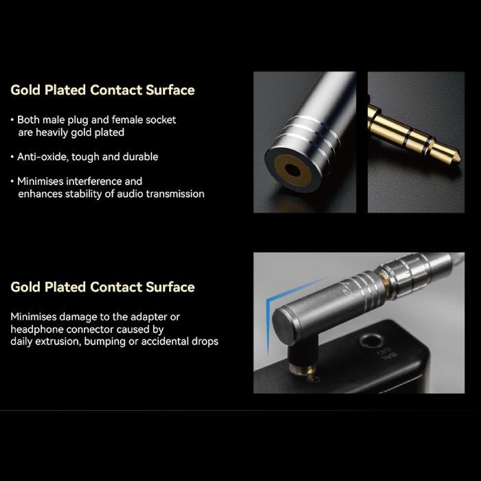 Cayin PH 32X / PH32X 3.5mm TRS Male to 2.5mm TRRRS Female Adapter Original