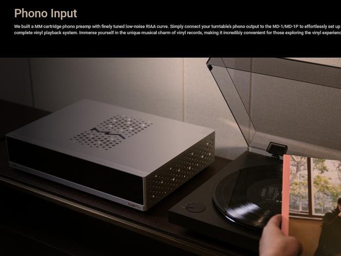 Matrix Audio MD-1P Hifi Music Streamer and Integrated Amplifier Original