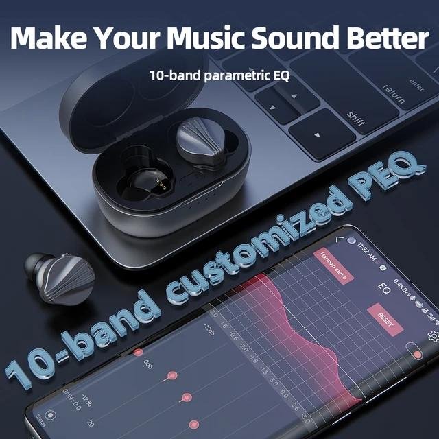Fiio FW3 / FW 3 10 Dynamic Driver Hi-Fi True Wireless Earbuds TWS Original