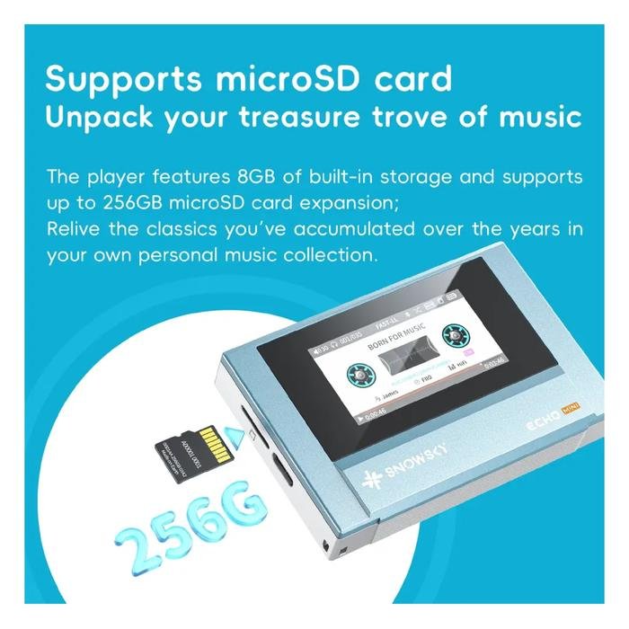 Fiio SnowSky Echo Mini Portable Hi-Res Lossless Pure Music Player / Digital Audio Player / DAP Original