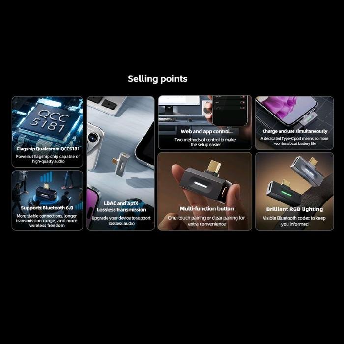 Fiio Air Link / AirLink Portable Dongle Hi-Res Bluetooth Transmitter Original
