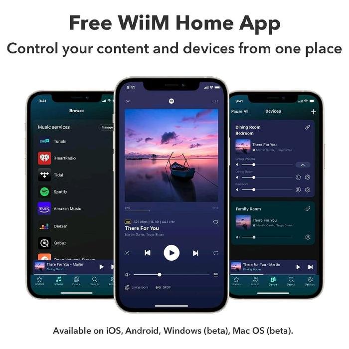 Wiim Amp Hi-Res Multiroom Streaming Amplifier with AirPlay 2 Original
