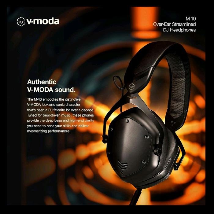 V Moda M 10 / M-10 / M10 Hi-Res Over-Ear DJ Headphones Original