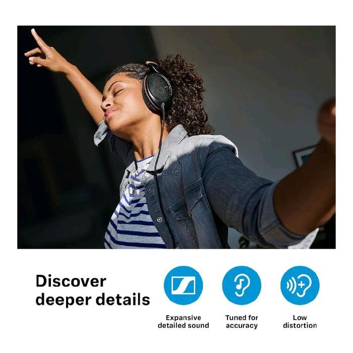 Sennheiser HD505 / HD 505 / HD-505 Copper Edition Over Ear Open Back Audiophile Headphone Original
